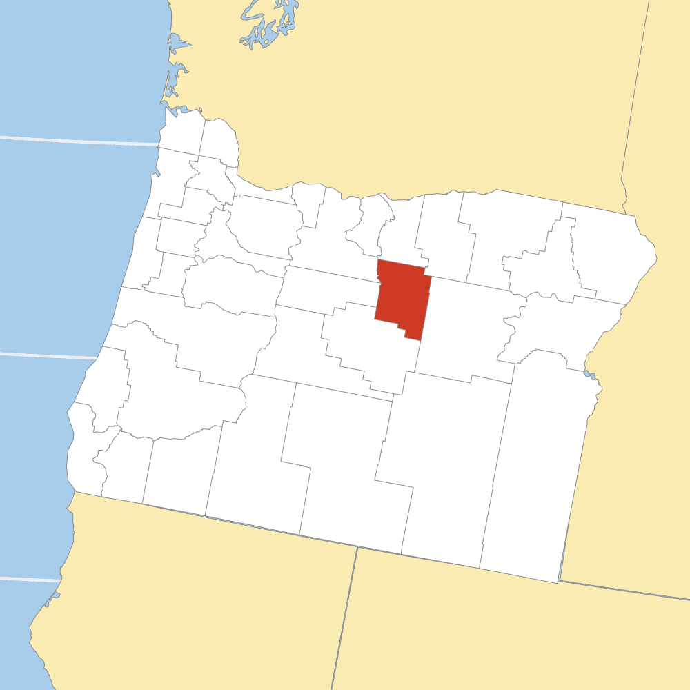 Wheeler County map